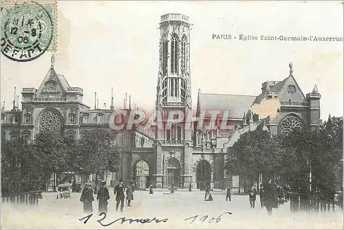 Cartes postales Paris Eglise Saint Germain l'Auxerrois