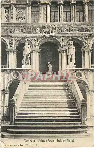 Cartes postales Venezia Palazzo Ducale Scala dei Giganti