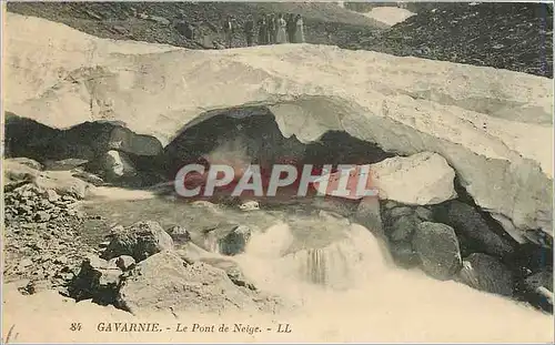 Cartes postales Gavarnie Le Pont de Neige