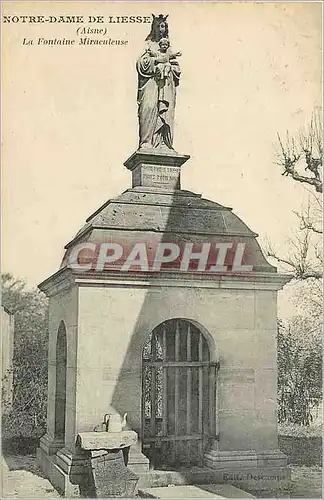 Ansichtskarte AK Notre Dame de Liesse Aisne La Fontaine Miraculeuse