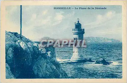 Ansichtskarte AK Marseille Le Phare de la Desirade