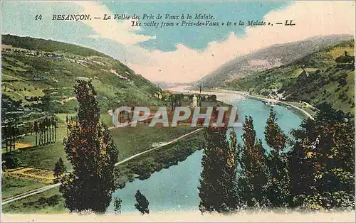 Cartes postales Besancon La Vallee des Pres de Vaux a la Malate