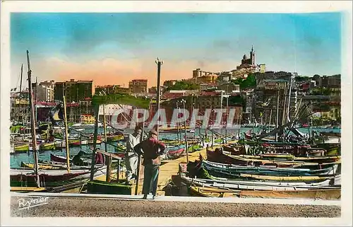 Cartes postales Marseille Un coin du port La Panne Bateaux