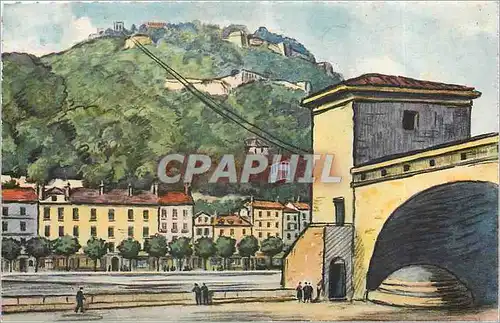 Cartes postales Les Belles Alpes Francaises Grenoble et son teleferique