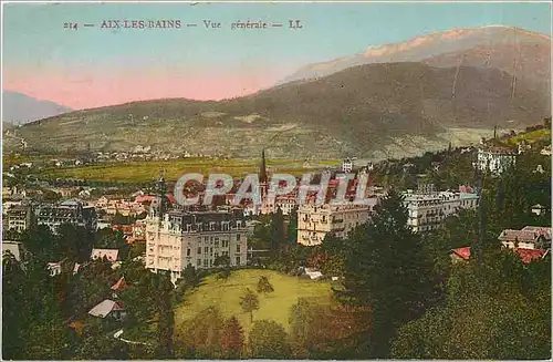 Cartes postales Aix les Bains Vue generale