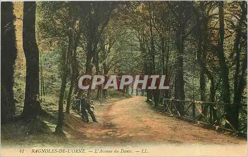 Ansichtskarte AK Bagnoles de l'Orne L'Avenue de Dante