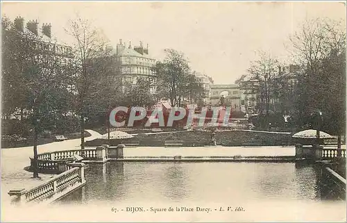 Ansichtskarte AK Dijon Square de la Place Darcy