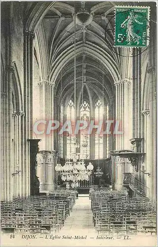 Cartes postales Dijon L'Eglise Saint Michel Interieur