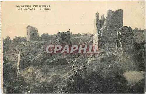 Ansichtskarte AK La Creuse Pittoresque Crozant Les Ruines