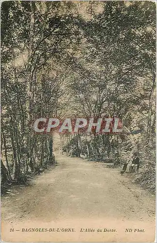 Cartes postales Bagnoles de l'Orne L'Allee du Dante