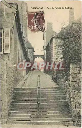 Cartes postales Domfort Rue du Palais de Justice