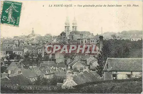 Cartes postales La Ferte Mace Vue generale prise de Saint Jean