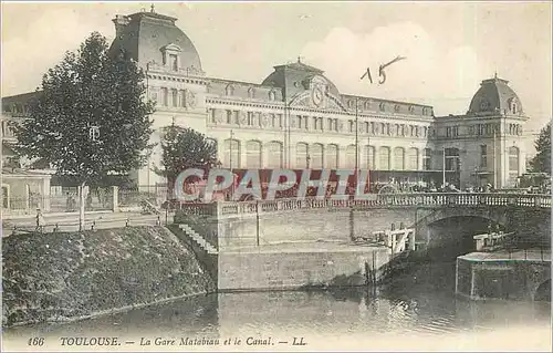 Cartes postales Toulouse La Gare Matabeiau et le Canal