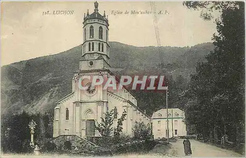 Cartes postales Luchon Eglise de Mont auban