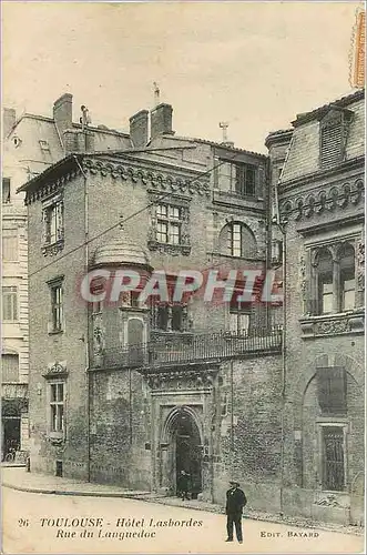Cartes postales Toulouse Hotel Lasbordes Rue du Languedoc