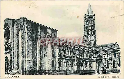 Cartes postales Toulouse L'Eglise St Sernin
