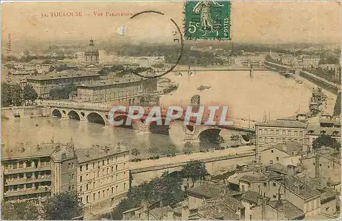 Cartes postales Toulouse Vue Panoramique