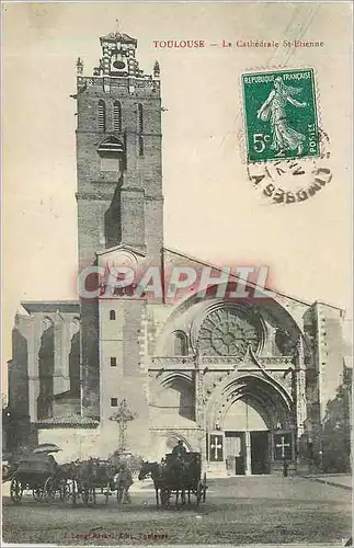 Cartes postales Toulouse La Cathedrale St Etienne