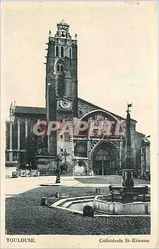 Ansichtskarte AK Toulouse Cathedrale St Etienne