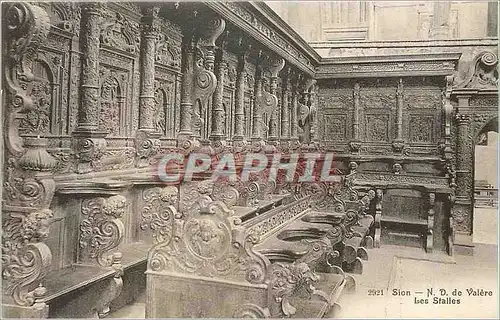 Cartes postales Sion ND de Valere Les Stalles