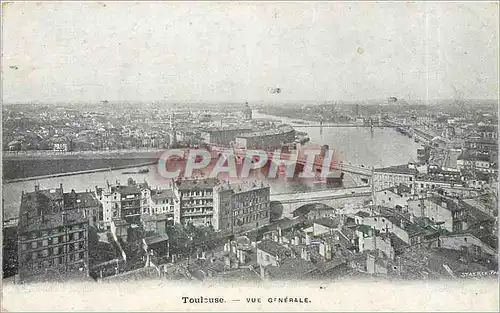 Cartes postales Toulouse Vue generale