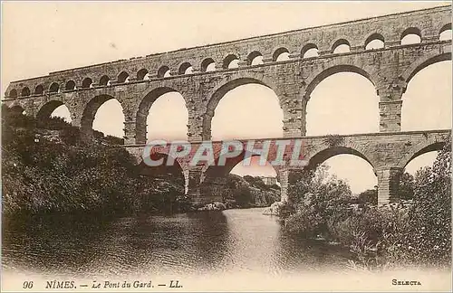 Cartes postales Nimes Le Pont du Gard