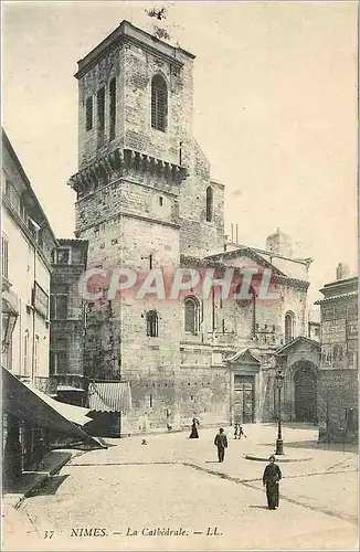 Cartes postales Nimes La Cathedrale