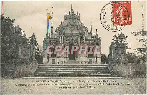 Ansichtskarte AK Dreux Chapelle Royale destinee a la sepulture de la familie d'Orleans