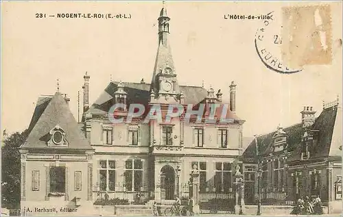 Cartes postales Nogent Le Roi E et L L'Hotel de Ville