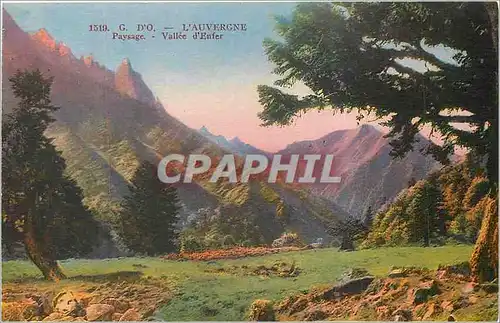 Cartes postales G D'O l'Auvergne Paysage Vallee d'Enfer