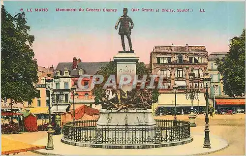 Cartes postales Le Mans Monument du General Chanzy