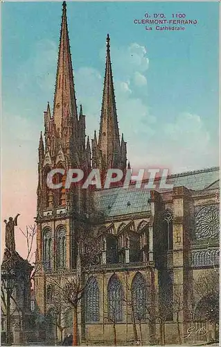 Cartes postales G d'O Clermont Ferrand La Cathedrale