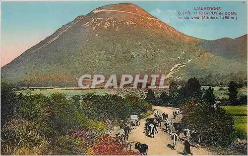 Ansichtskarte AK L'Auvergne G d'O Le Puy de Dome vu du pied Vaches