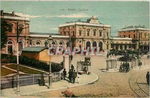 Cartes postales Reims La Gare