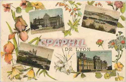 Cartes postales Un Bonjour de Lyon