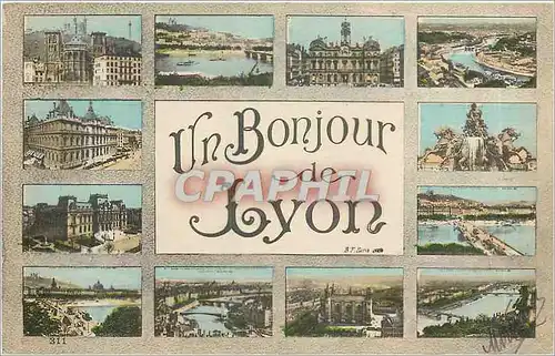 Ansichtskarte AK Un Bonjour de Lyon