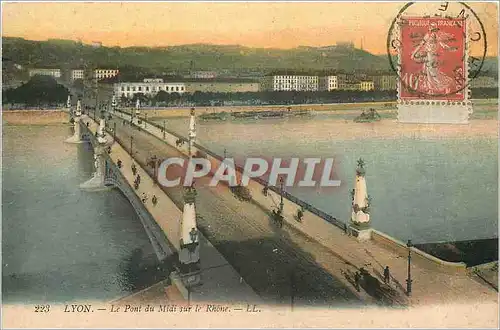 Cartes postales Lyon Le Pont du Midi sur le Rhone