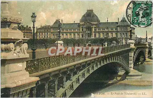 Ansichtskarte AK Lyon Le Pont de l'Universite