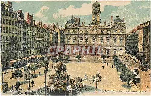 Cartes postales Lyon Place des Terreaux