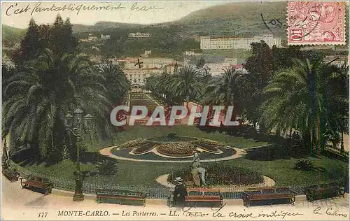 Cartes postales Monte Carlo Les Parterres