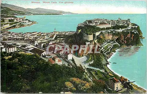 Cartes postales Monaco Monte Carlo Vue generale