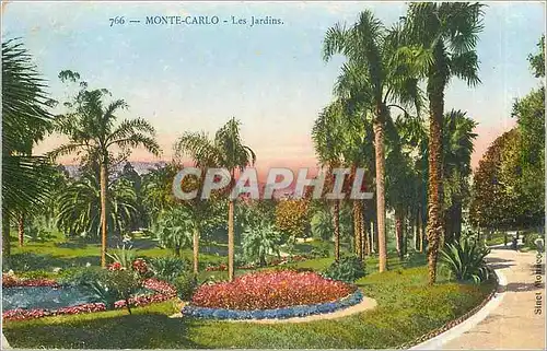 Cartes postales Monte Carlo Les Jardins