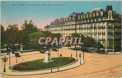 Cartes postales Dijon Place Darcy et Hotel de la Cloche