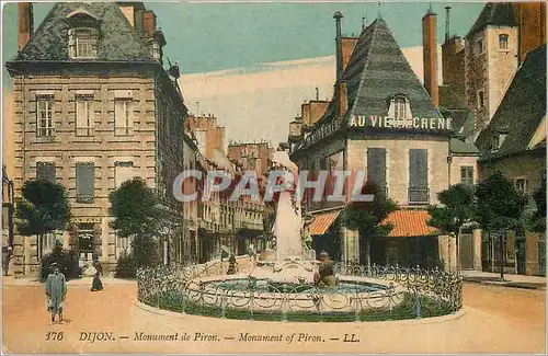 Cartes postales Dijon Monument de Piron