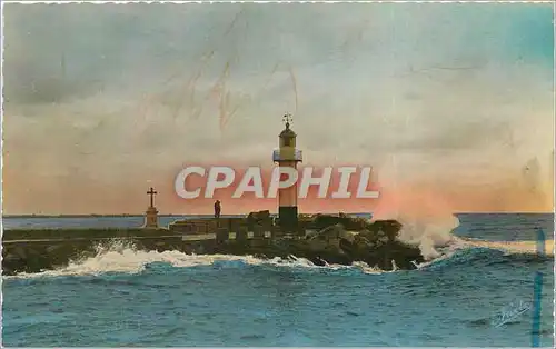Cartes postales Le Grau du Roi Le Phare Rive gauche par Coup de Mer