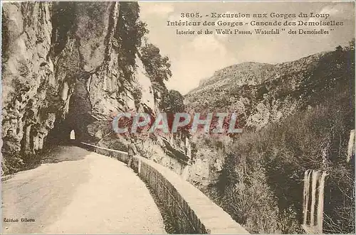 Ansichtskarte AK Excursion aux Gorges du Loup Interieur des Gorges Cascade des Demoiselles