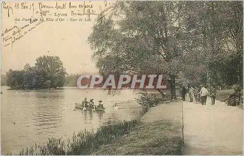 Cartes postales Lyon Au Parc de la Tete d'Or Sur le Lac