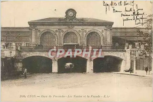 Cartes postales Lyon Gare de Perrache Les Voutes et la Facade