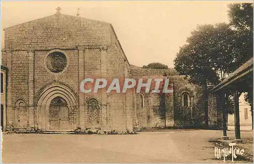 Ansichtskarte AK Ile d'Oleron Eglise Romane de St Georges XII