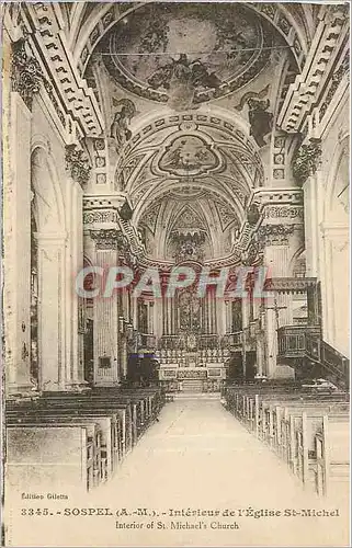 Ansichtskarte AK Sospel AM Interieur de l'Eglise St Michel